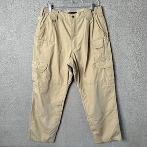 5.11 Tactical Cargo Pants Mens‎ Size 36x30 Khaki Ripstop Utility Work Hiking